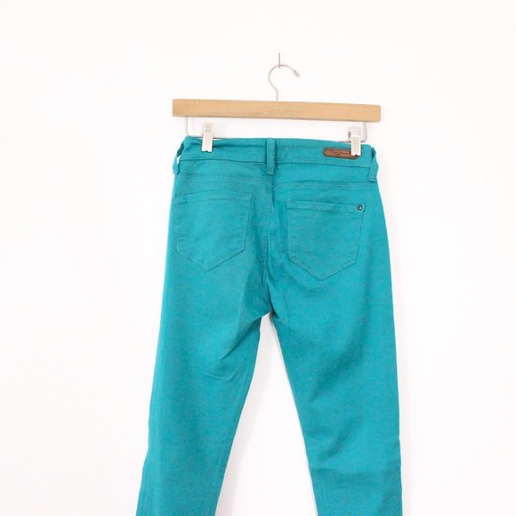 *Mavi Jeans Co Turquoise Alexa Mid Rise Skinny Jeans - Picture 6 of 8